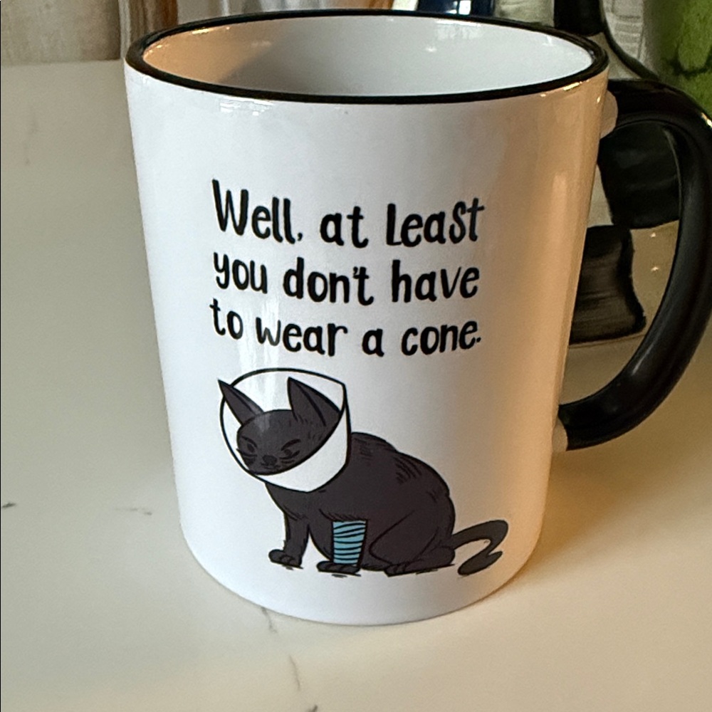 Black and White Cat Mug